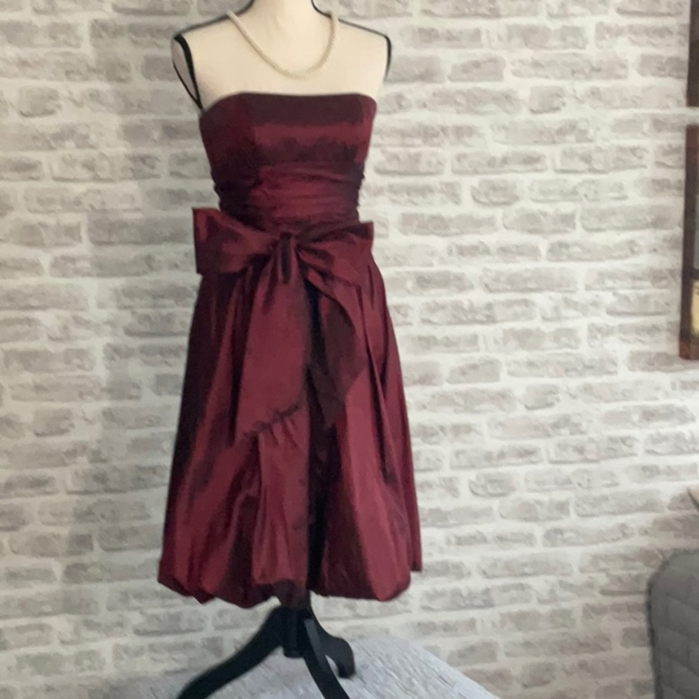 David’s Bridal strapless dress. Size 2